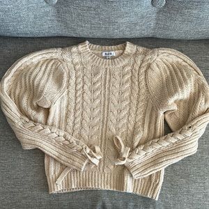Cable knit sweater